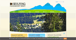 Desktop Screenshot of kolping-ebnit.at